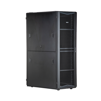 Gabinete FlexFusion para Centros de Datos, 45 UR, 700 mm de Ancho, 1070 mm de Profundidad, Sin Paneles Laterales, Fabricado en Acero, Color Negro