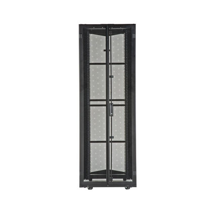 Gabinete FlexFusion para Centros de Datos, 45 UR, 700 mm de Ancho, 1070 mm de Profundidad, Sin Paneles Laterales, Fabricado en Acero, Color Negro