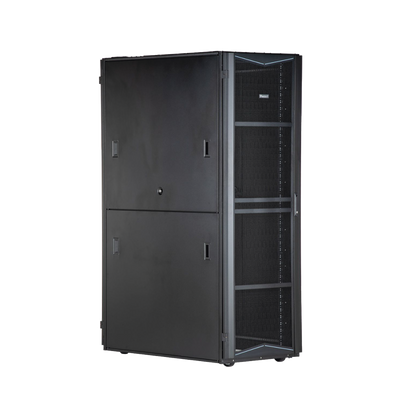 Gabinete FlexFusion para Centros de Datos, 42 UR, 800 mm de Ancho, 1070 mm de Profundidad, Fabricado en Acero, Color Negro