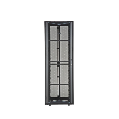 Gabinete FlexFusion para Centros de Datos, 42 UR, 800 mm de Ancho, 1200 mm de Profundidad, Fabricado en Acero, Color Negro