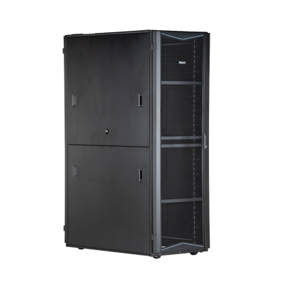 Gabinete FlexFusion para Centros de Datos, 42 UR, 800 mm de Ancho, 1200 mm de Profundidad, Fabricado en Acero, Color Negro
