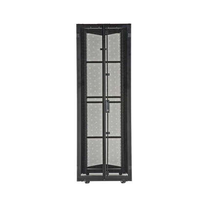 Gabinete FlexFusion para Centros de Datos, 45 UR, 800 mm de Ancho, 1200 mm de Profundidad, Fabricado en Acero, Color Negro