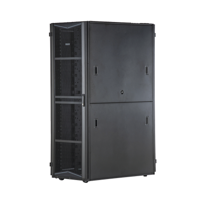 Gabinete FlexFusion para Centros de Datos, 45 UR, 800 mm de Ancho, 1200 mm de Profundidad, Fabricado en Acero, Color Negro