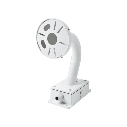 Montaje Universal de Pared con Cuello de Ganso y Caja de Conexiones / Compatible con Cámaras Domo y Bala
