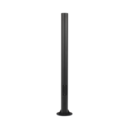 Poste Seccionado de 6 Metros / Tubos Mas Gruesos / Especializado para la Instalación de Videovigilancia / Incluye Base de Cimentación y Brazo para Cámara PTZ / Color Negro