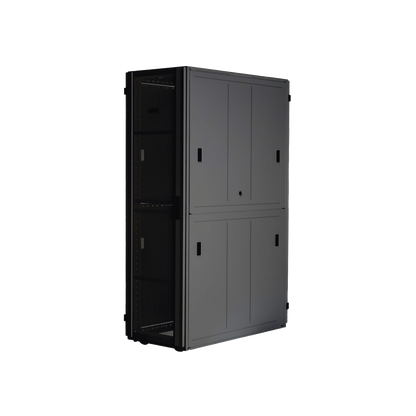 Gabinete FlexFusion™ XGL (Light) para Centros de Datos, 42 UR, 600 mm de Ancho, 1070 mm de Profundidad, Fabricado en Acero, Color Negro