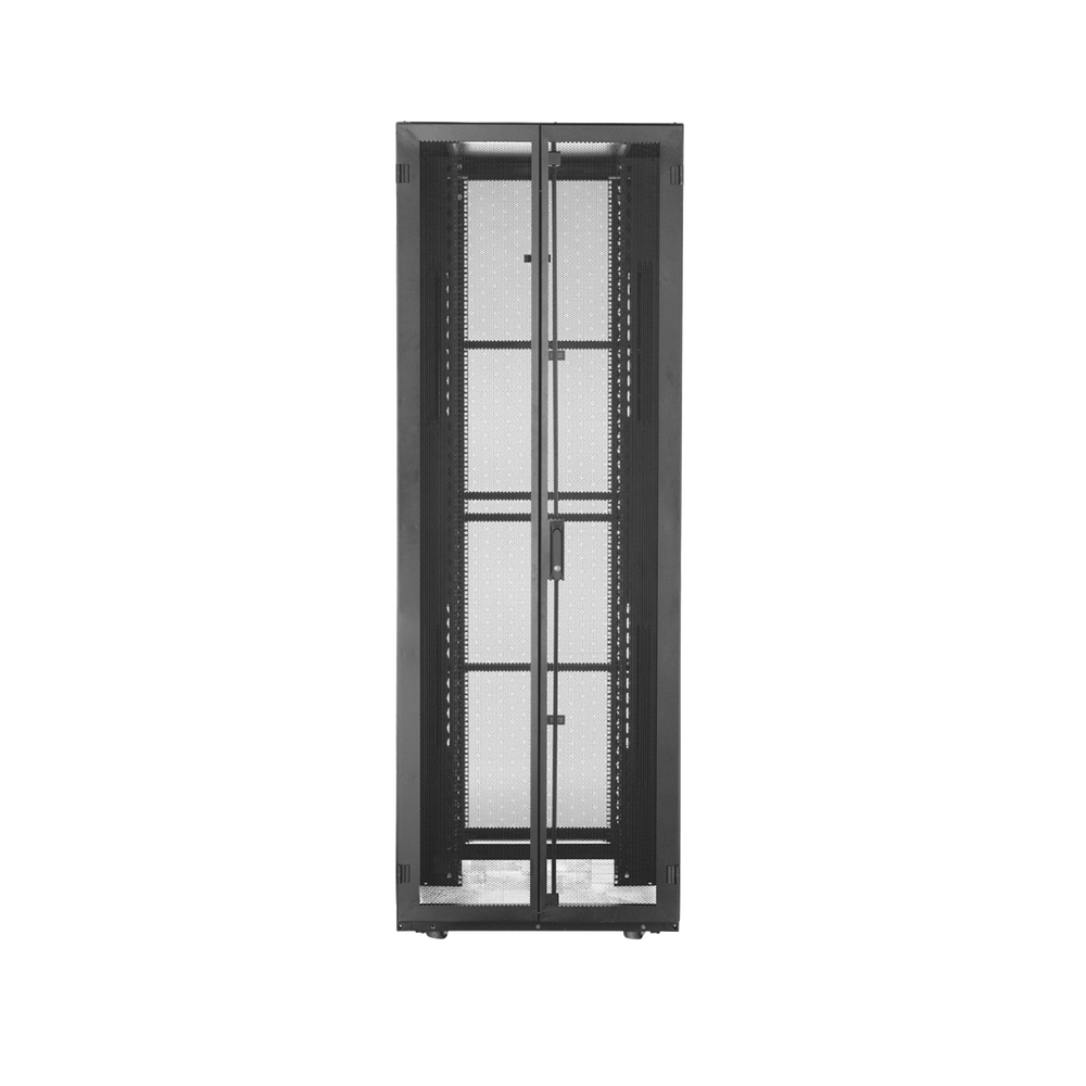 Gabinete FlexFusion™ XGL (Light) para Centros de Datos, 42 UR, 600 mm de Ancho, 1200 mm de Profundidad, Fabricado en Acero, Color Negro