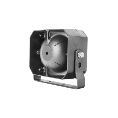 Bocina Compacta de uso rudo, 100 Watts de Potencia, Ideal para vehículos de encubierto, 8 Ohms de Impedancia