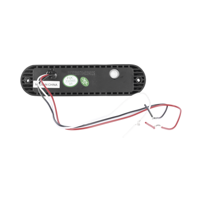 Luz Auxiliar Ultra Brillante  IP67 de 6 LEDs, Color Rojo/Azul, con mica transparente y bisel negro
