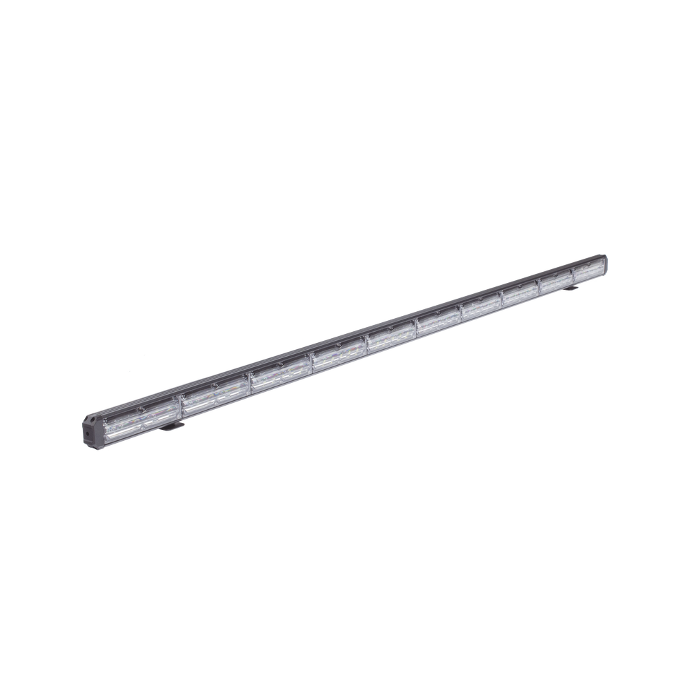 Barra de luz de advertencia de 10 Módulos de 6 LED, 49 Pulgadas, Rojo/Azul