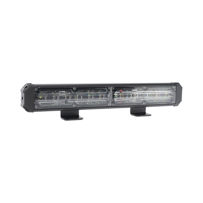 Barra de Luz de Advertencia, 2 Módulos de 6 LED, 11 Pulgadas Rojo/Claro