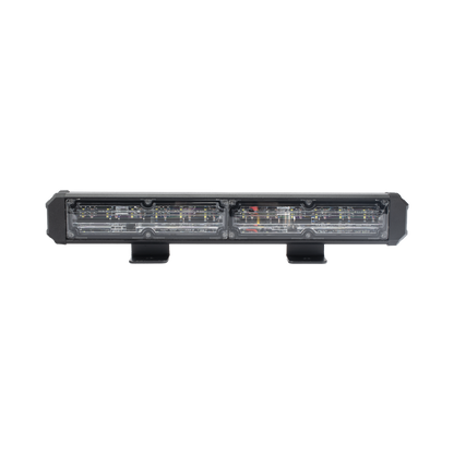 Barra de Luz de Advertencia, 2 Módulos de 6 LED, 11 Pulgadas Rojo/Claro