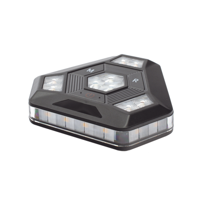Luz Auxiliar Ámbar Ultra Brillante Para Automóviles, Motocicletas y Bicicletas Con Montaje Magnético