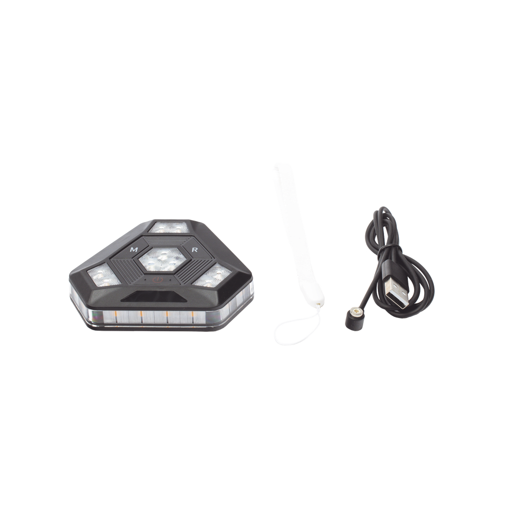Luz Auxiliar Ámbar Ultra Brillante Para Automóviles, Motocicletas y Bicicletas Con Montaje Magnético