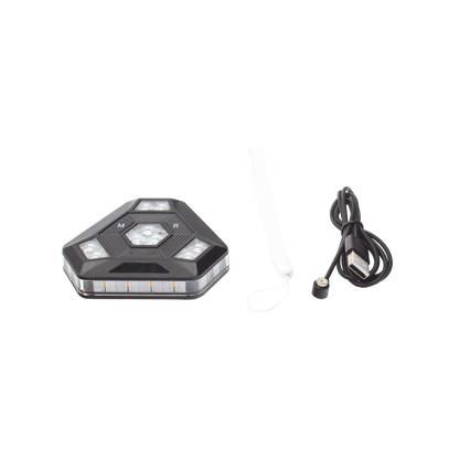 Luz Auxiliar Ámbar Ultra Brillante Para Automóviles, Motocicletas y Bicicletas Con Montaje Magnético