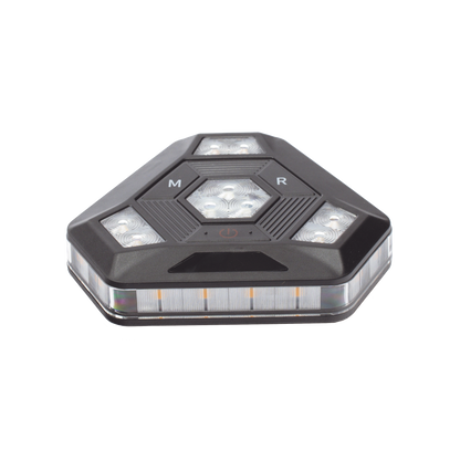 Luz Auxiliar Ámbar Ultra Brillante Para Automóviles, Motocicletas y Bicicletas Con Montaje Magnético