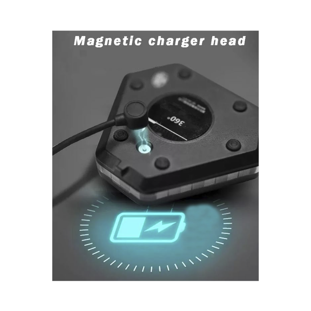 Luz Auxiliar Rojo/Azul Ultra Brillante Para Automóviles, Motocicletas y Bicicletas Con Montaje Magnético