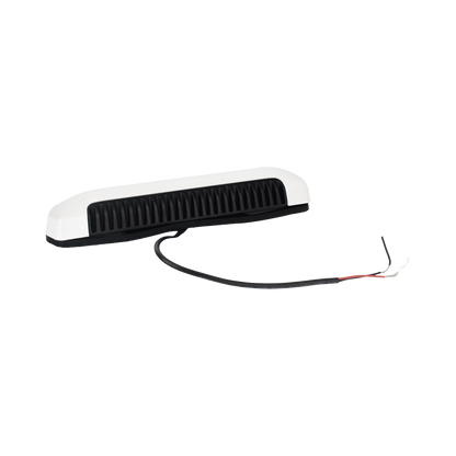 Luz de Escena, 6 LED, IP67, con bisel color blanco, Ideal para Ambulancias y Vehiculos de trabajo