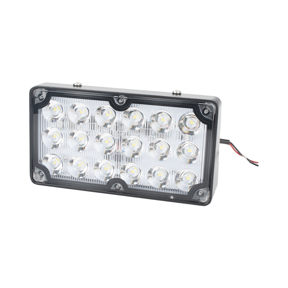 Luz de Escena de 6X3", Color Claro, Ideal para Ambulancias y Vehiculos de Trabajo