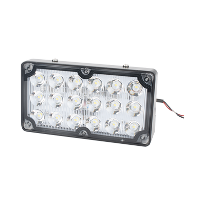 Luz de Escena de 6X3", Color Claro, Ideal para Ambulancias y Vehiculos de Trabajo