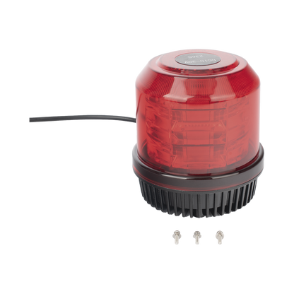 Burbuja brillante de 12 LEDs, color rojo, montaje fijo