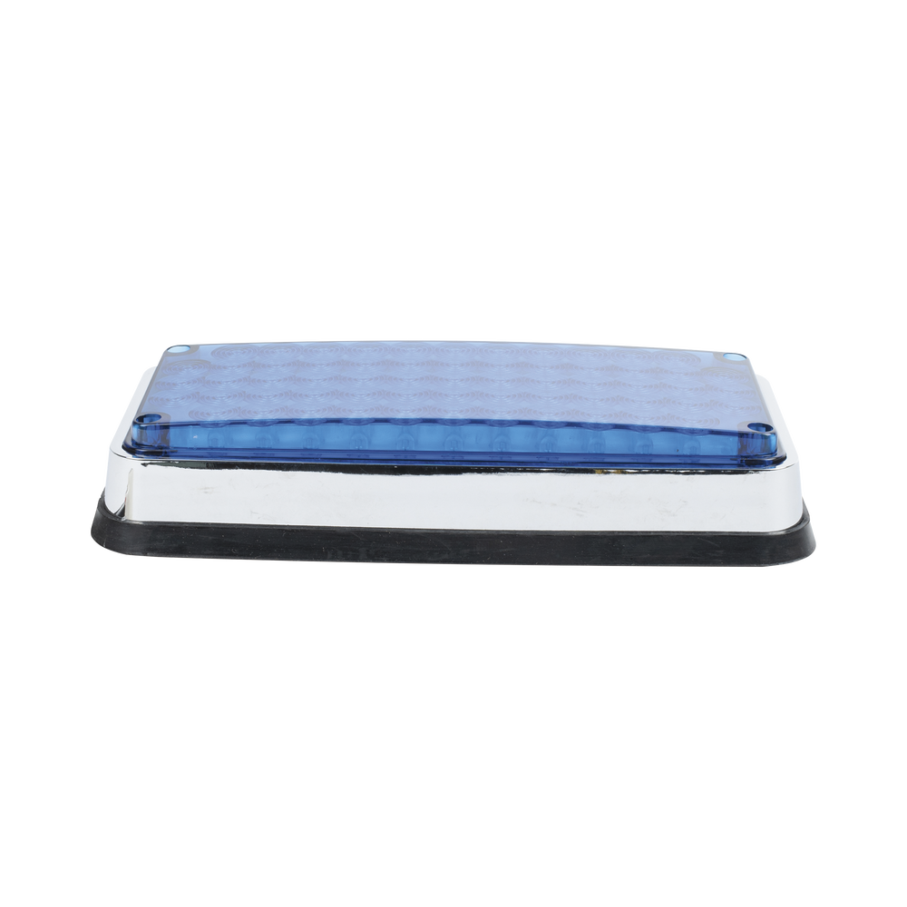 Luz de advertencia de 7x3", Color Azul, Ideal para ambulancias