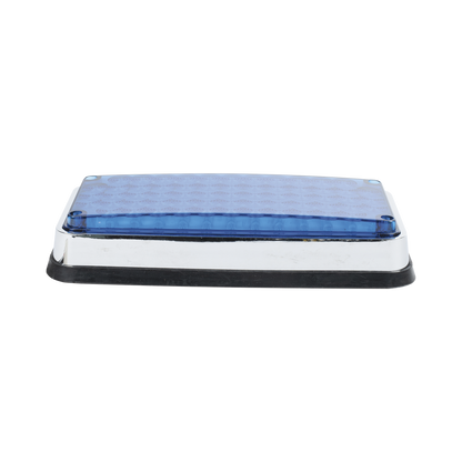 Luz de advertencia de 7x3", Color Azul, Ideal para ambulancias