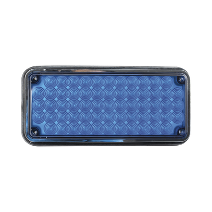 Luz de advertencia de 7x3", Color Azul, Ideal para ambulancias