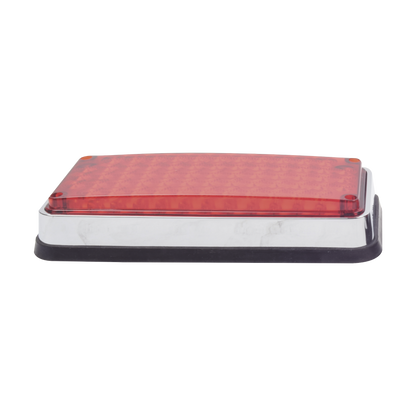 Luz de Advertencia de 7X3", Color Rojo, Ideal para Ambulancias