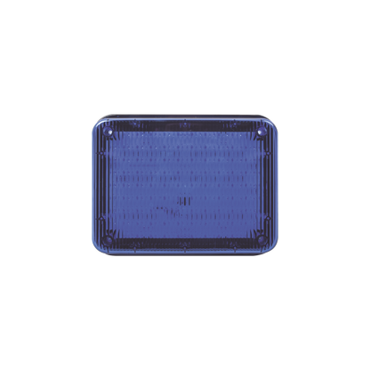 Luz de advertencia de 9x7", Color Azul, Ideal para Ambulancias