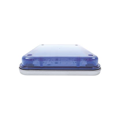 Luz de advertencia de 9x7", Color Azul, Ideal para Ambulancias
