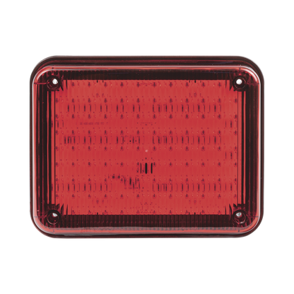 Luz de Advertencia de 9X7", Color Rojo, Ideal para Ambulancias
