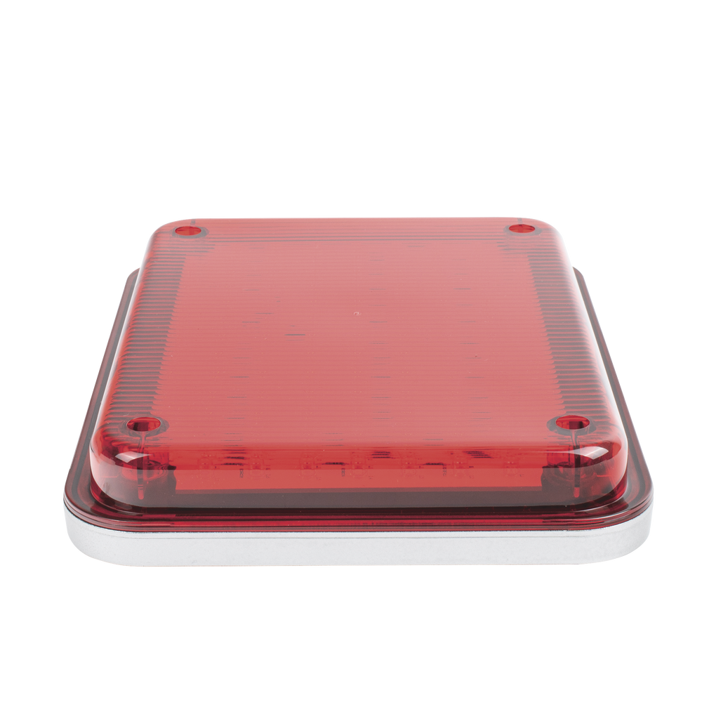Luz de Advertencia de 9X7", Color Rojo, Ideal para Ambulancias