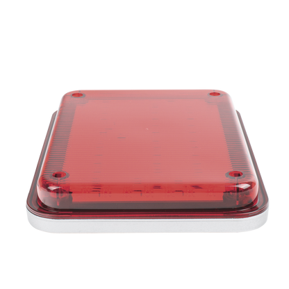 Luz de Advertencia de 9X7", Color Rojo, Ideal para Ambulancias