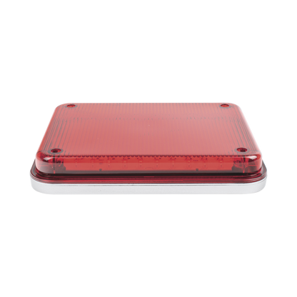 Luz de Advertencia de 9X7", Color Rojo, Ideal para Ambulancias