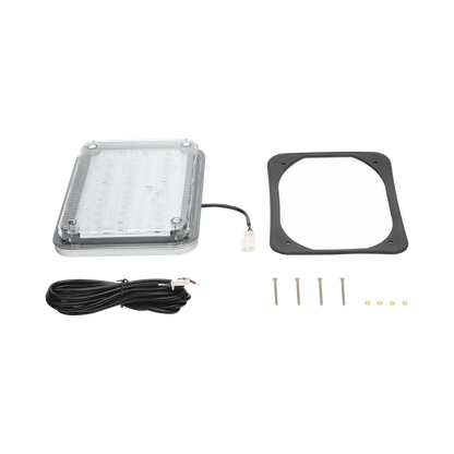 Luz de Advertencia de 9X7", Color Claro, Ideal para Ambulancias