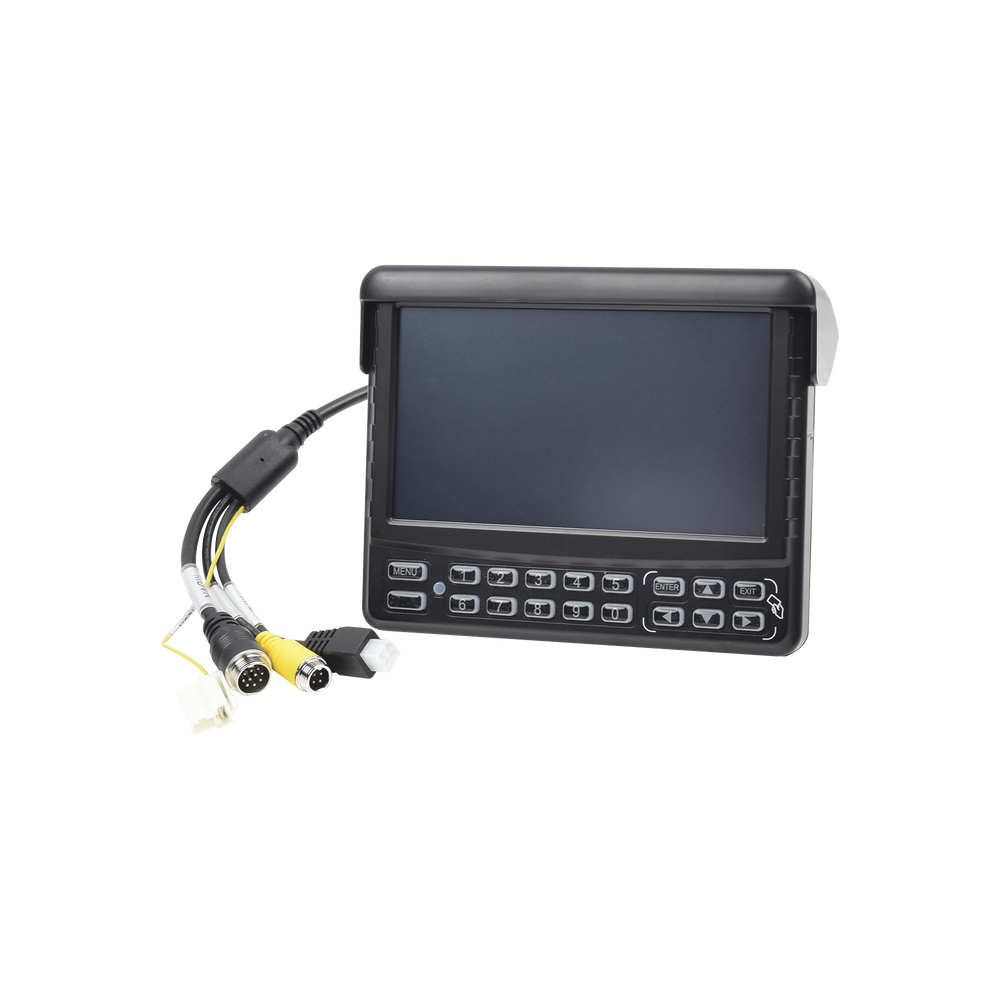 Panel de Control Dáctilar Multifuncional con Monitor de 7" / Soporta Audio de Dos Vías / Compatible con DVR´s Móviles XMR Epcom
