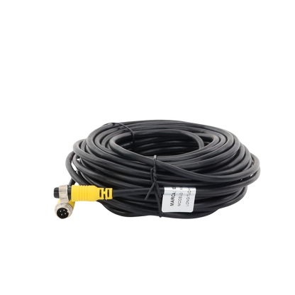 Cable extensor con conector tipo aviación de 15m solo para soluciones de videovigilancia móvil XMR