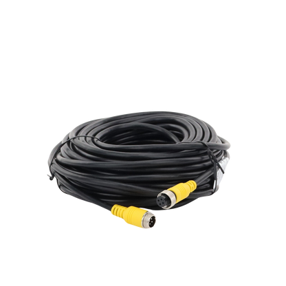 Cable extensor con conector tipo aviación de 15m solo para soluciones de videovigilancia móvil XMR