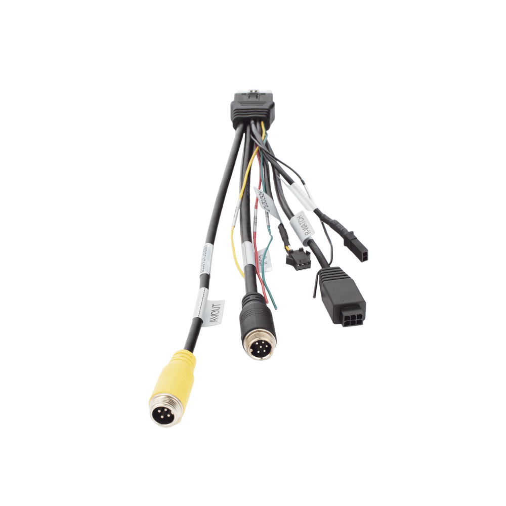 Cable adaptador / posibilita la inclusión de un canal IP, incorpora salida de video conector tipo aviación 4 pines y datos RS485 / compatible con modelo XMR406NAHD