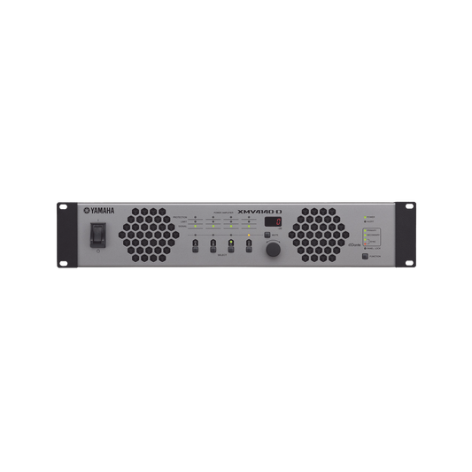 Amplificador de Audio Multicanal con Conexión Análoga | DANTE | 4 Canales, 140W | 8 OHMS | 70/100V