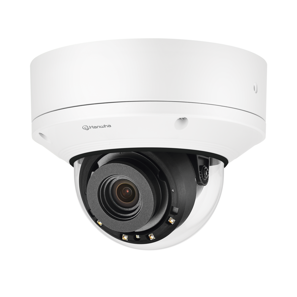Cámara IP Tipo Domo Interior 6MP / Lente Motorizado 2.8 - 8.4mm / WDR 120db / IP66 / IK08 / H.265 & WiseStream