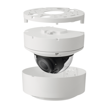 Cámara Domo 4MP con IA, Antivandalica / Lente Motorizado de 2.8 a 10mm / WDR 120dB / Ranura MicroSD / IP52 IK08