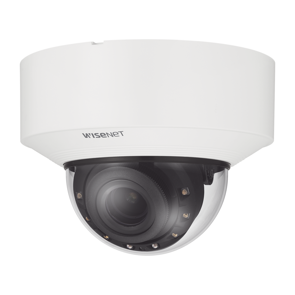 Cámara Domo IP 4K con IA / Lento Motorizado de 4.5 a 9.3mm / P-Iris, WDR 120dB / Ranura SD / Protección IP52 e IK08
