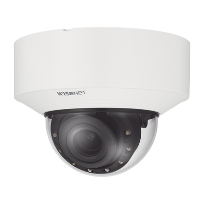 Cámara Domo IP 4K con IA / Lento Motorizado de 4.5 a 9.3mm / P-Iris, WDR 120dB / Ranura SD / Protección IP52 e IK08