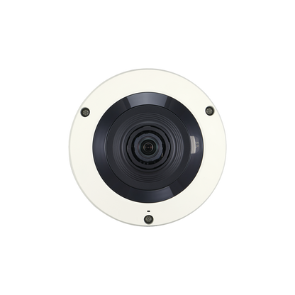 Fisheye IP Interior 6 Megapixel / WDR 120dB / IR 15m / PTZ Digital 8X / Video Analíticos Avanzados / Entrada y Salida de Audio y Alarma