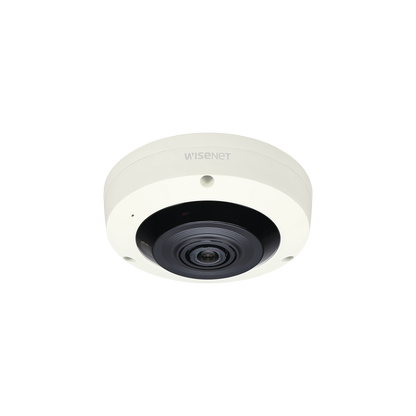 Fisheye IP Interior 6 Megapixel / WDR 120dB / IR 15m / PTZ Digital 8X / Video Analíticos Avanzados / Entrada y Salida de Audio y Alarma