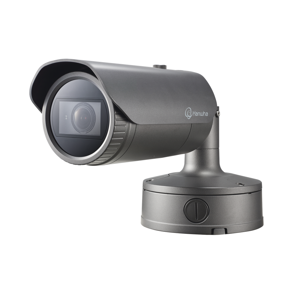 Cámara IP Tipo Bala Antivandálica 4K / Lente Motorizado 2.8-8.4mm / IR 50M / WDR 150db / H.265 & WiseStream II