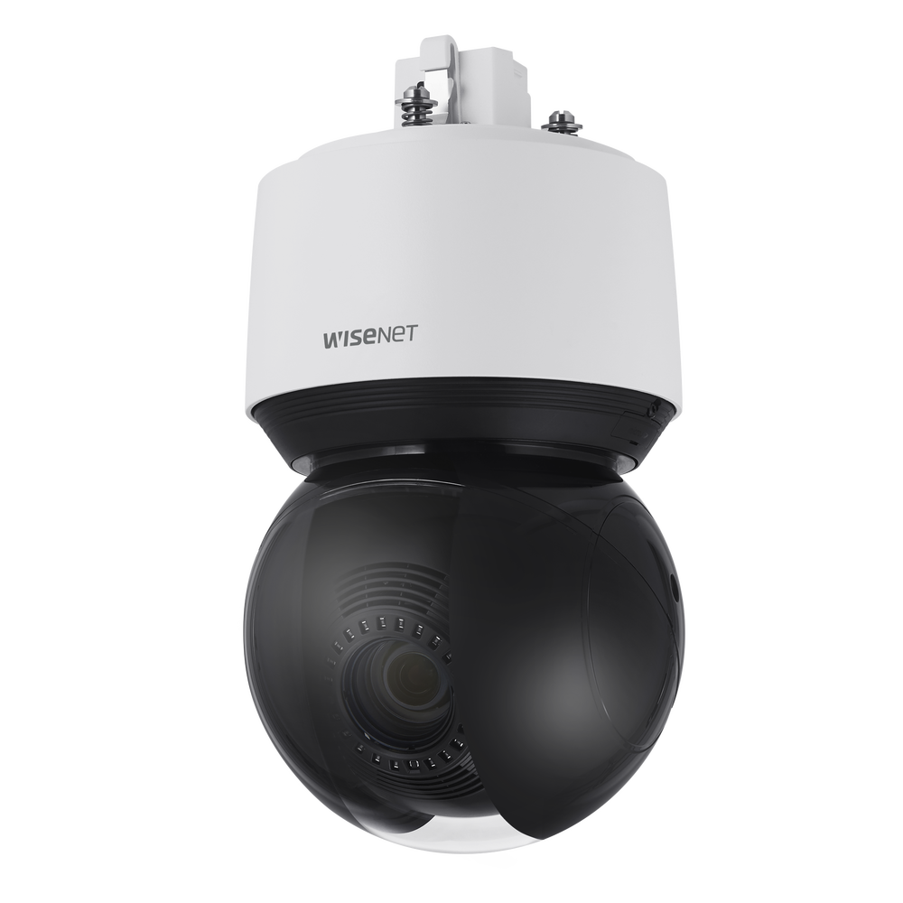 Cámara PTZ IP antivandálica 4K / IR 200m / 25x Zoom Óptico / IP66 / NEMA 4X / IK10 / Auto tracking / H.265 & WiseStream