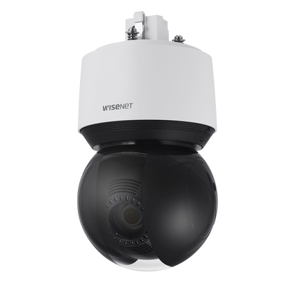 Cámara PTZ IP antivandálica 4K / IR 200m / 25x Zoom Óptico / IP66 / NEMA 4X / IK10 / Auto tracking / H.265 & WiseStream